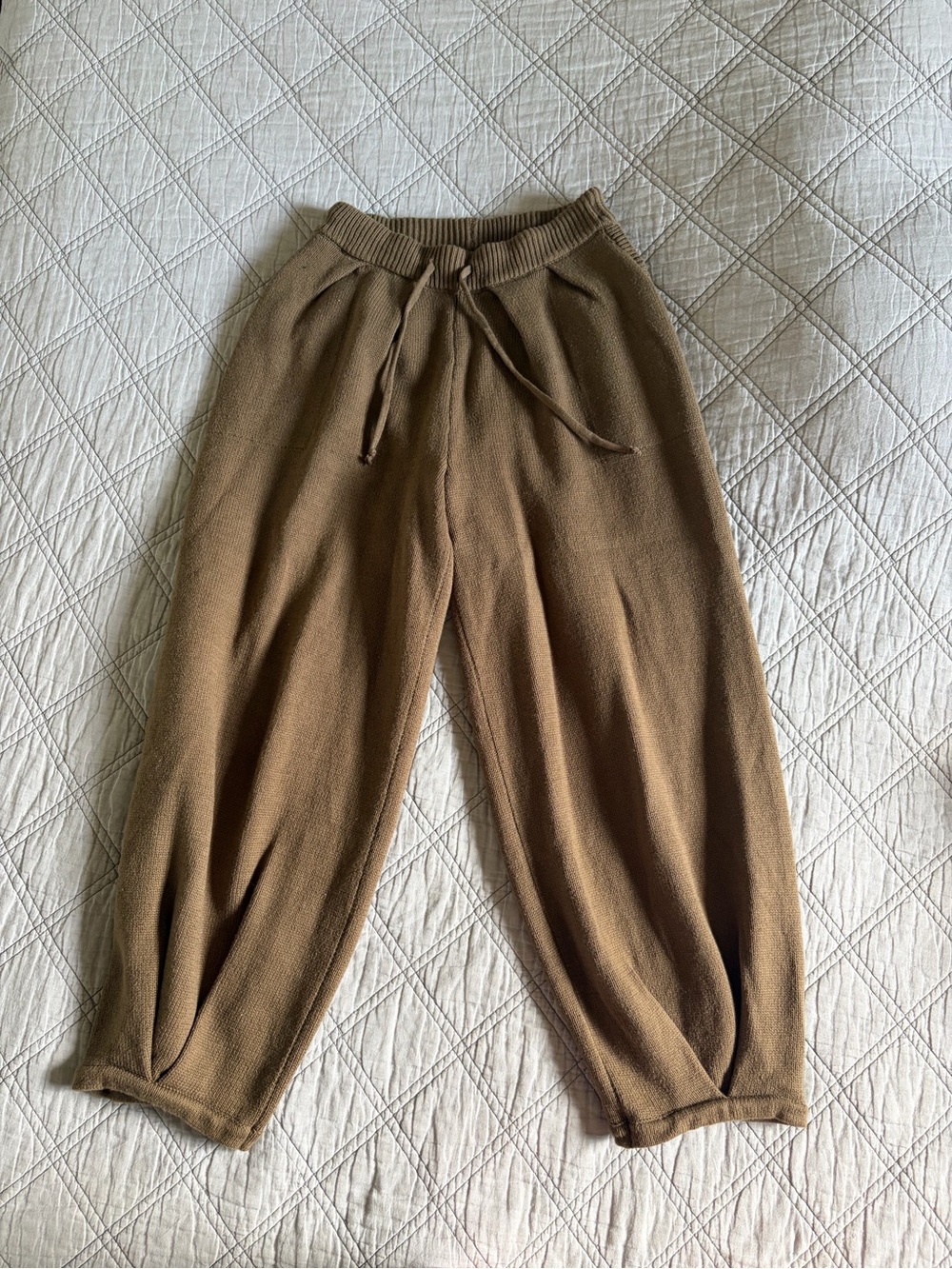 Roolee Cream and Brown Striped Knit Top with Pocket - Picture 2 of 15